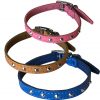 0.5" Studded Leather Collars