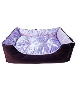 Large Purple Dog Bed
